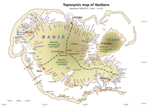Vanikoro placenames